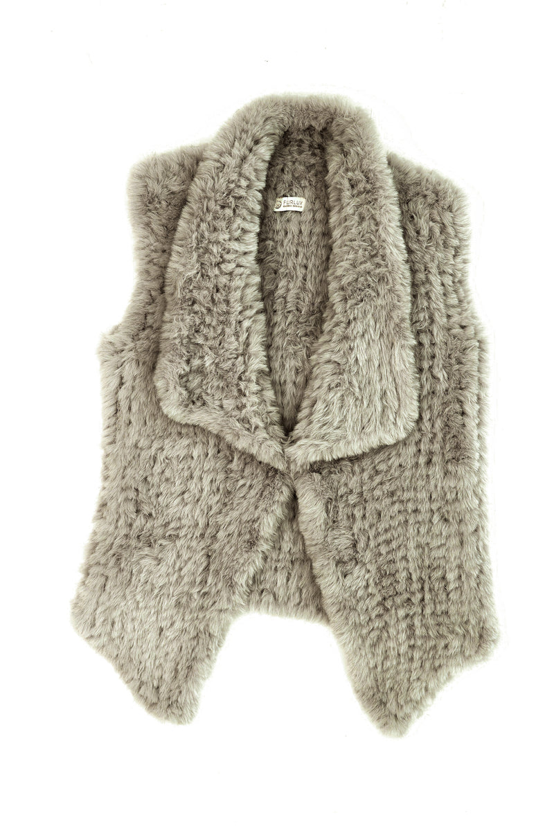 Faux fur veste